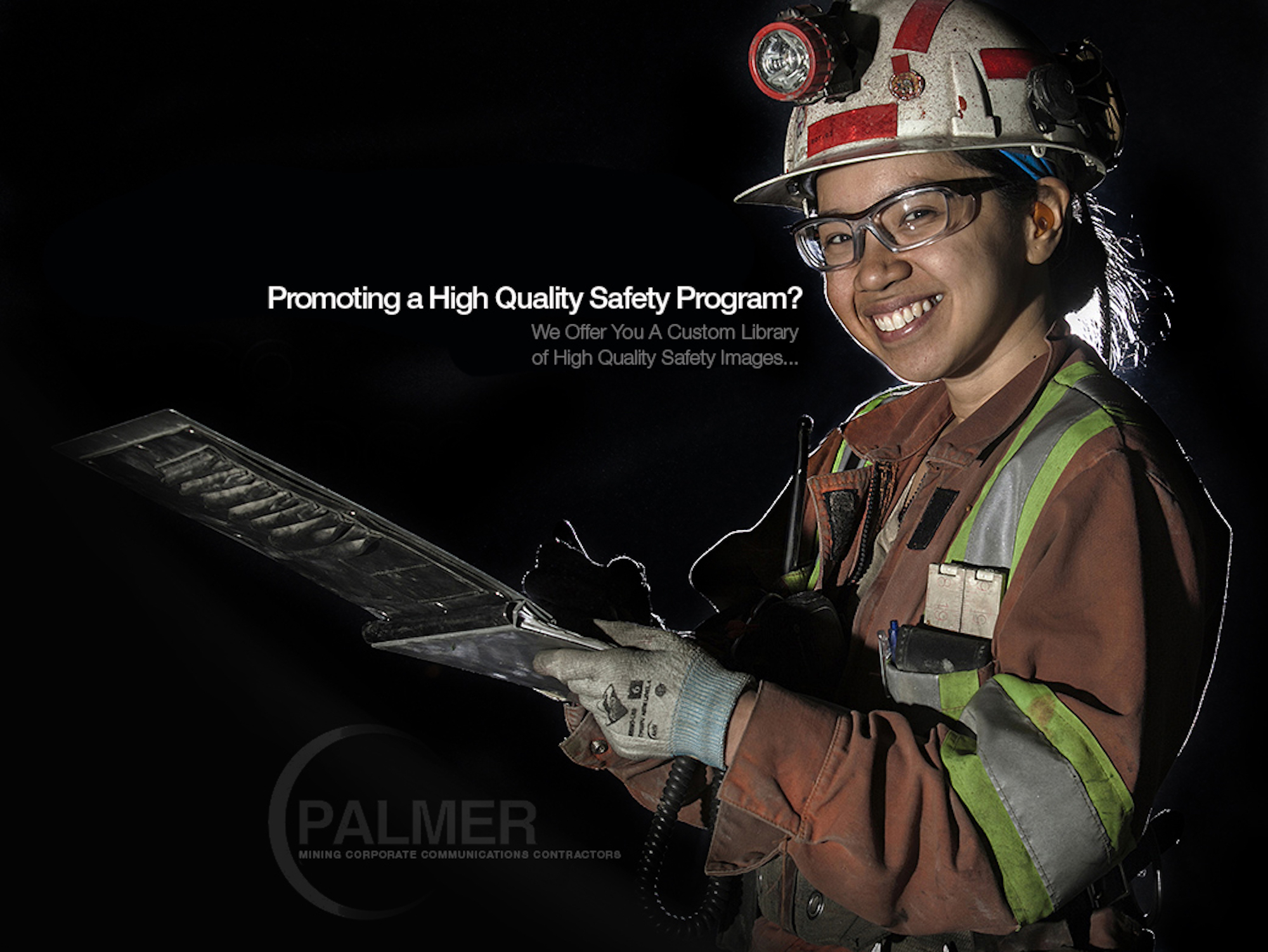Quality Safety in Mining Photograph