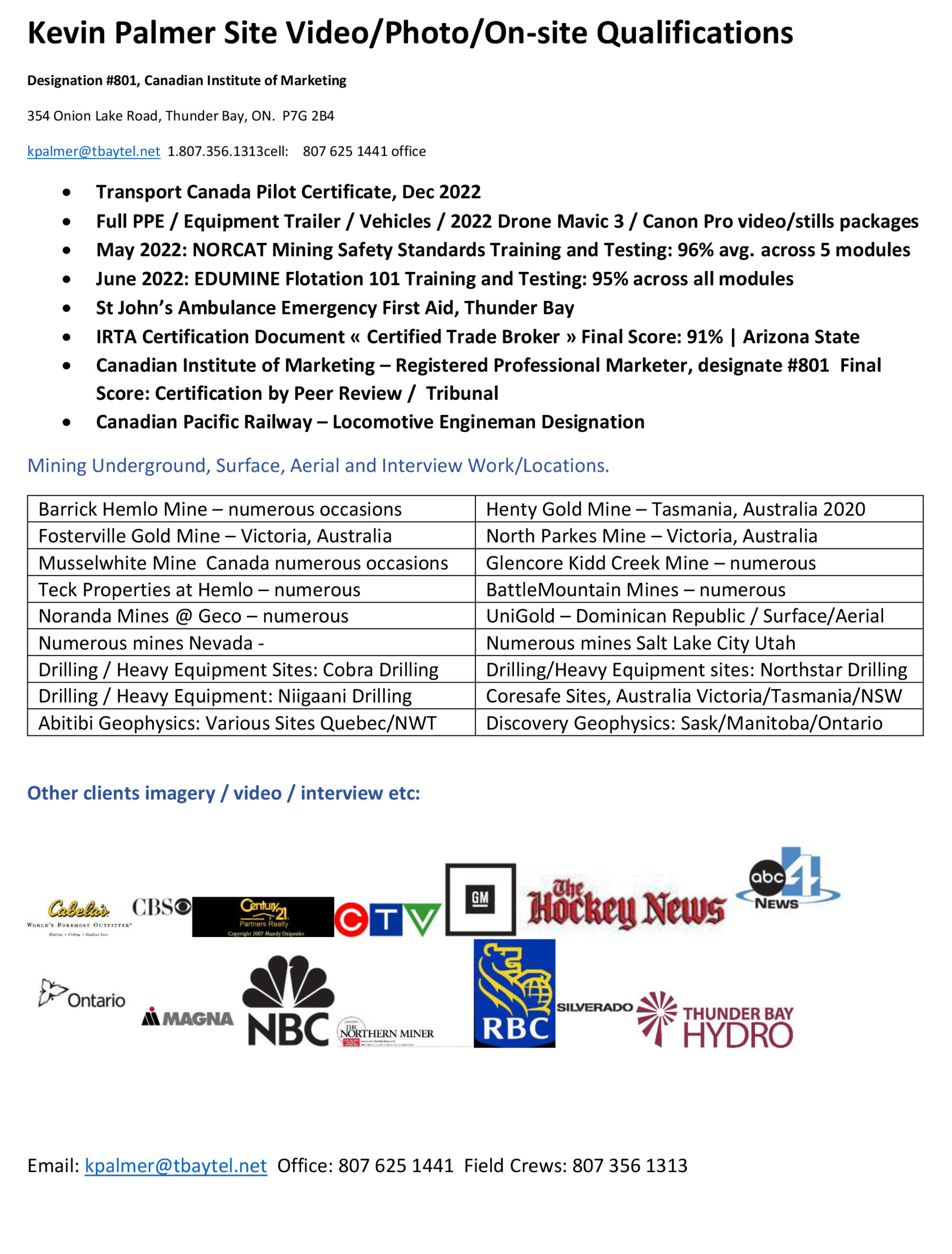 Front Page Document