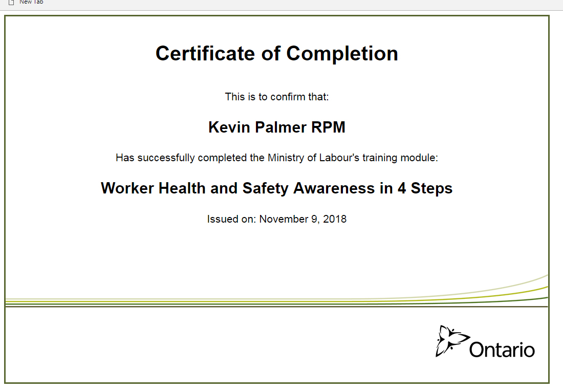 Ministry Training Certificate