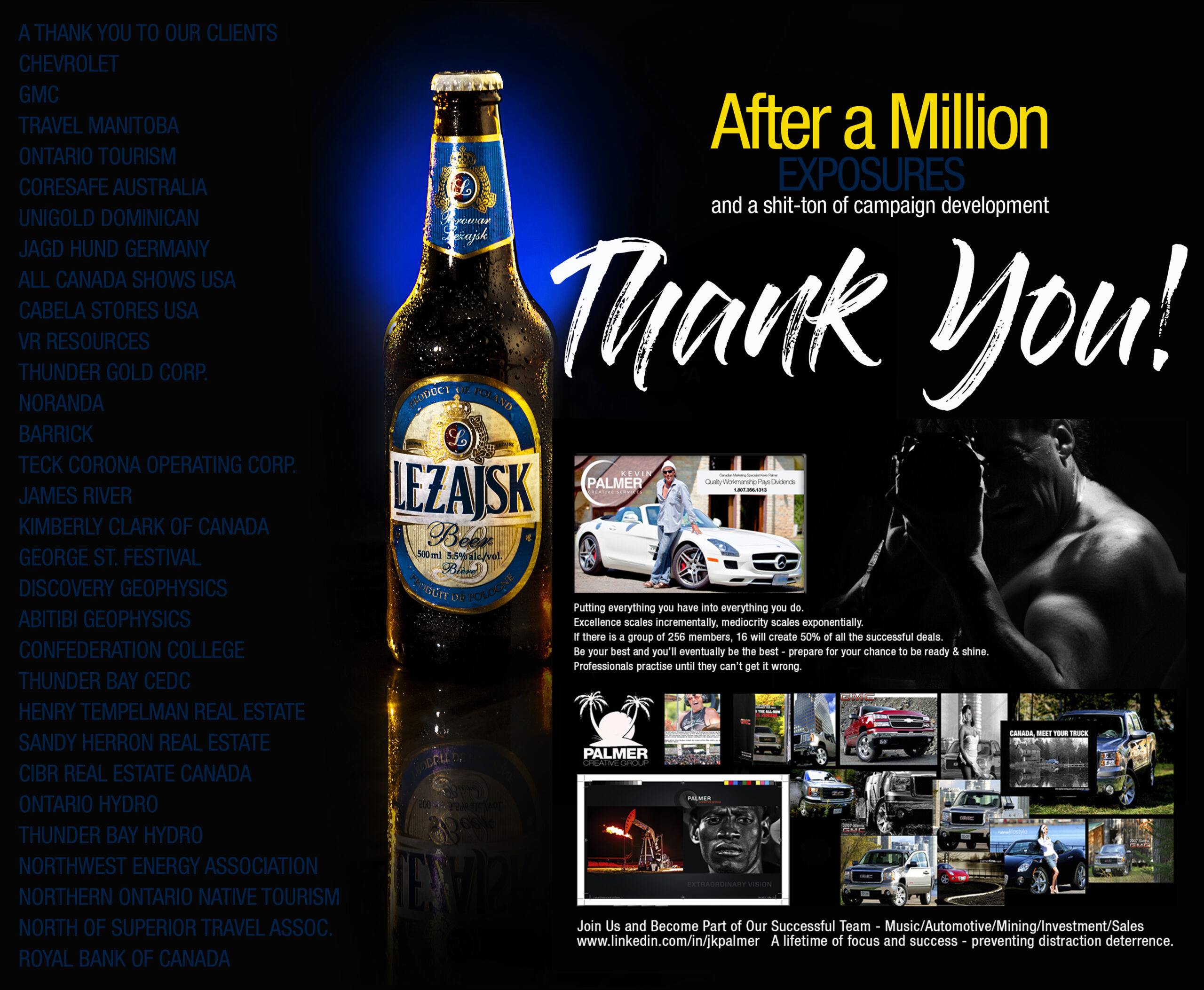 A thank you
